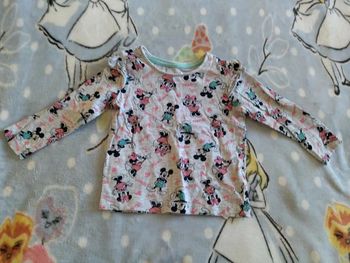 T-shirt Disney Minnie 9/12 mois