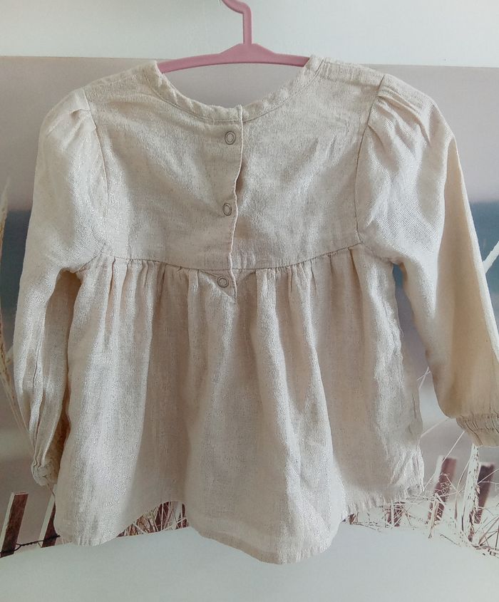 Tunique crème avec fils brillants Tape à l'oeil taille 24 mois - photo numéro 10