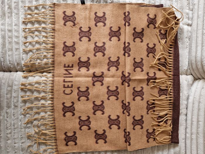 Écharpe Céline chocolat - photo numéro 7