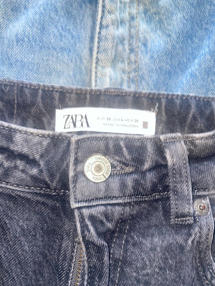 jean mom zara taille 36 - photo numéro 5