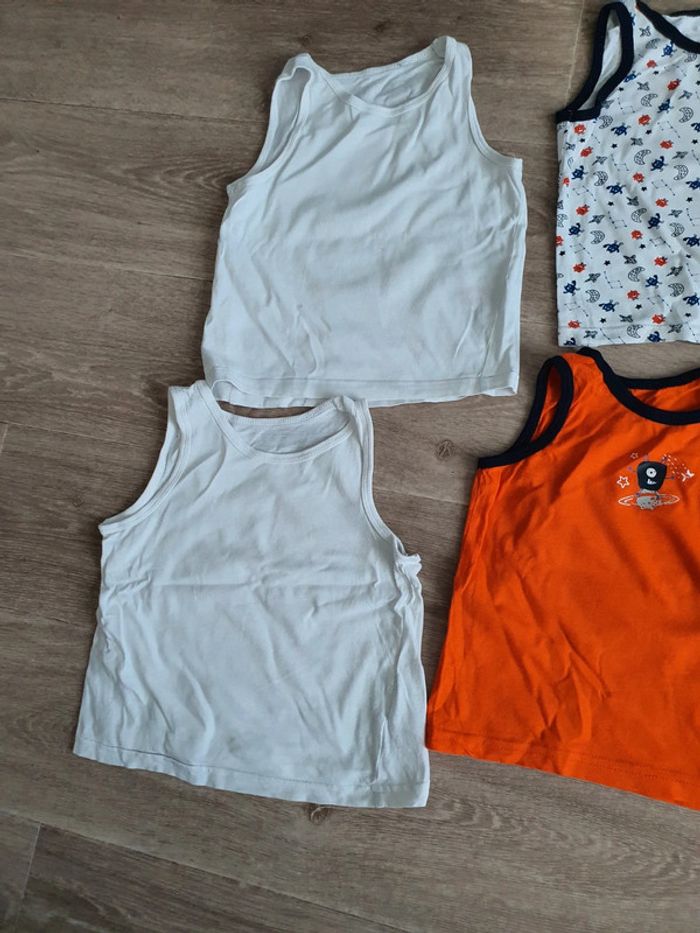 Lot de 6 débardeurs garçon taille 3-4 ans - photo numéro 4