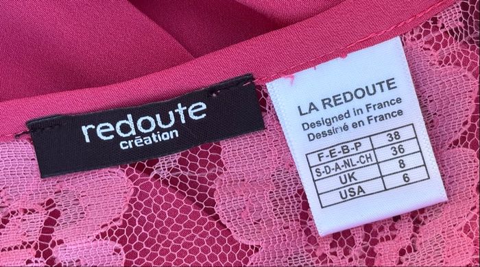 💖 Débardeur long / Tunique fuchsia – Taille 38 - La Redoute - photo numéro 4
