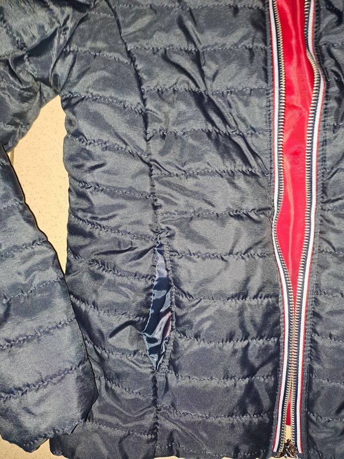 Doudoune fine femme Vent Nautic – Taille S – Marine/Rouge - photo numéro 5