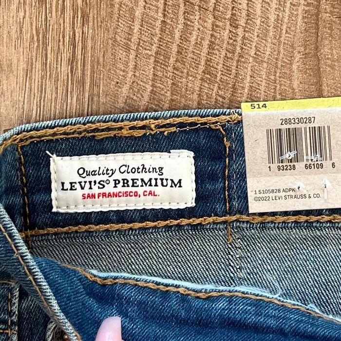Jean/pantalon bleu délavé Levi's 514 pour homme, taille : W 42 (52 taille française) - photo numéro 6