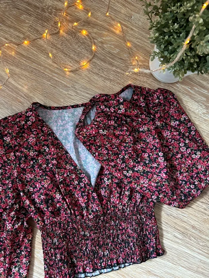 Blouse fleurie