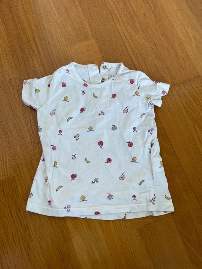 T-shirt La Redoute fille taille 9 mois