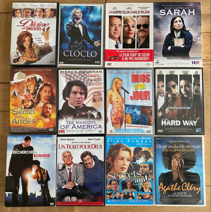 Lot de DVDs comédie et drame