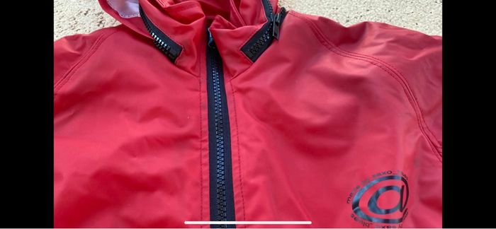 Parka doublée polaire orchestra rouge et noire - photo numéro 2