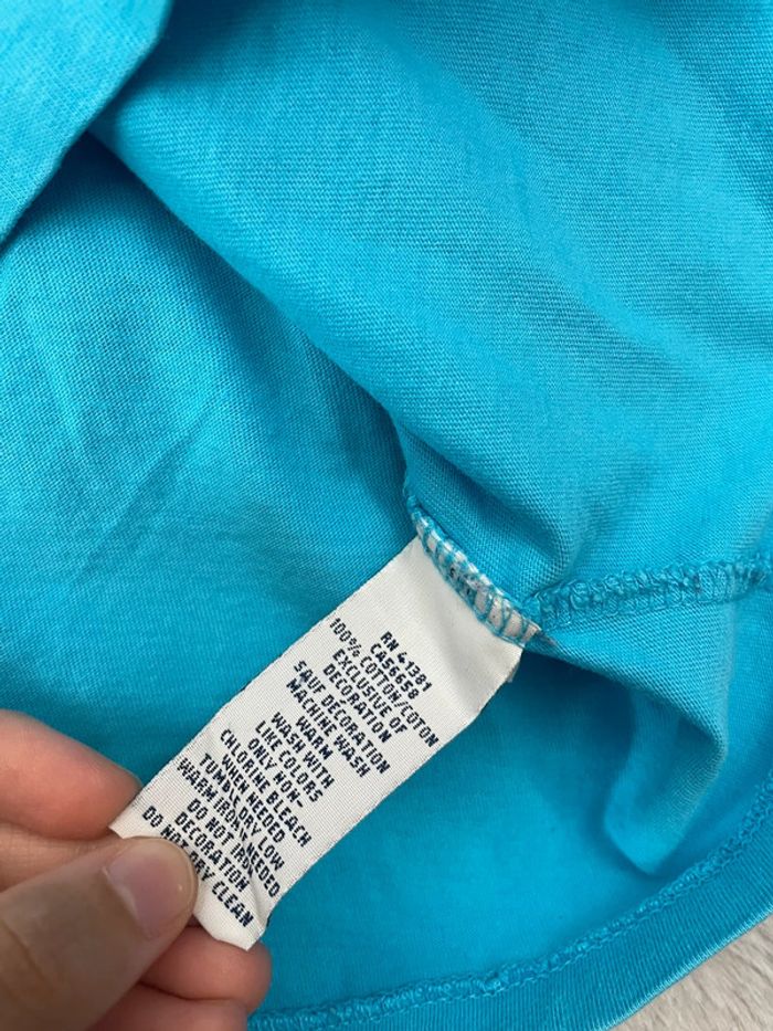 T-shirt Ralph Lauren Logo brodé jaune - Taille XXL - photo numéro 3
