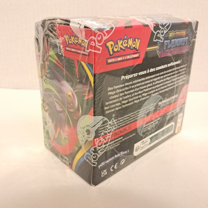Display pokémon Méga Evolution 2 Flammes fantasmagorique ME2 ME02 scellé sans trou ni déchirure FR - photo numéro 4