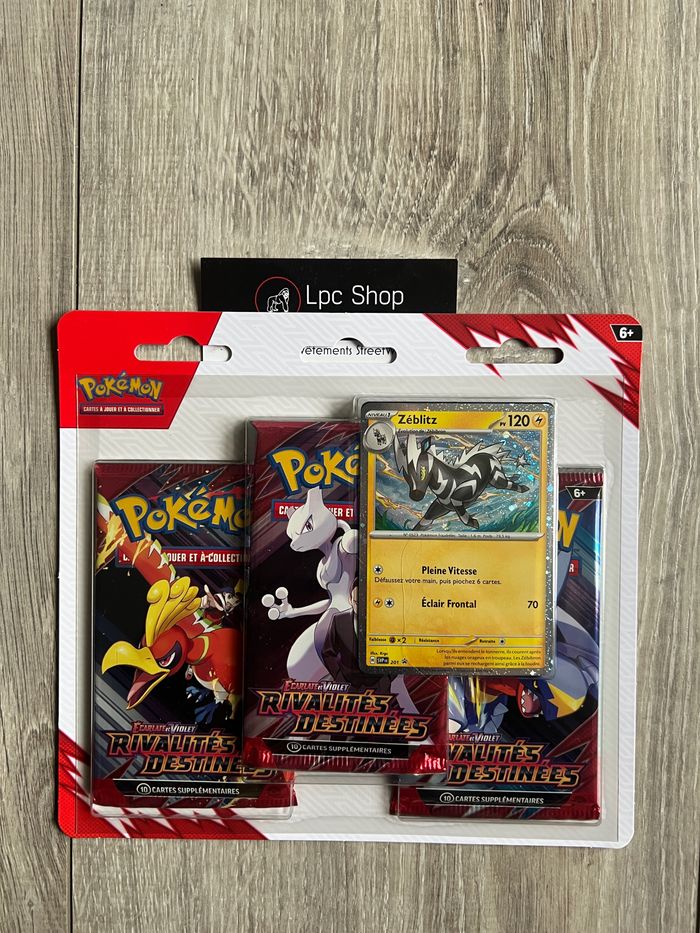POKÉMON - TRIPACK - RIVALITÉS DESTINÉES EV10 - FR - NEUF & SCELLÉ - ZEBLITZ