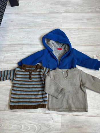 Pulls hiver 18 mois