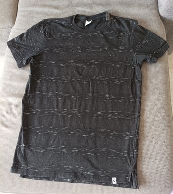 T-shirt pour homme noir/gris