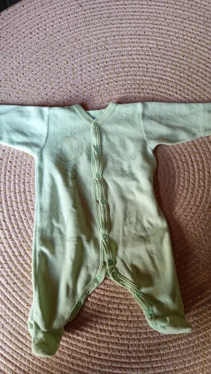 Pyjama mixte 1 mois petit bateau - photo numéro 3