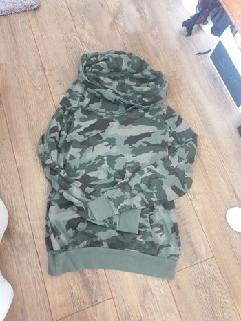 Sweat fin fille militaire t15 ans