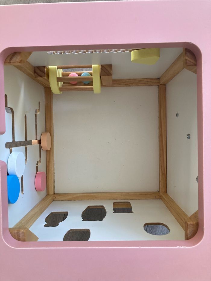 Cube d’activité en bois - photo numéro 3