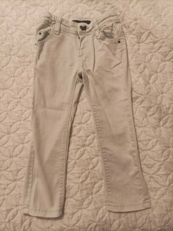 Jean slim IKKS vert d'eau 3 ans