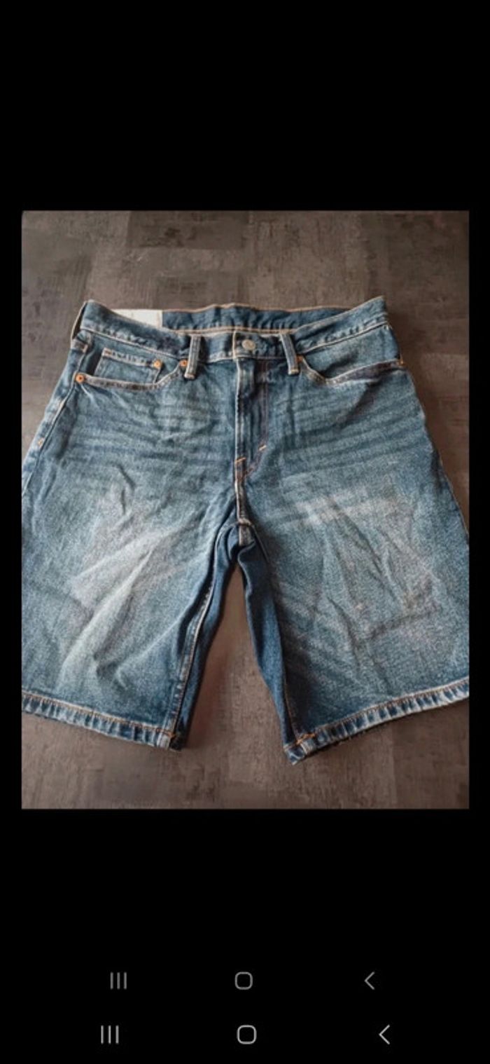 bermuda en jean