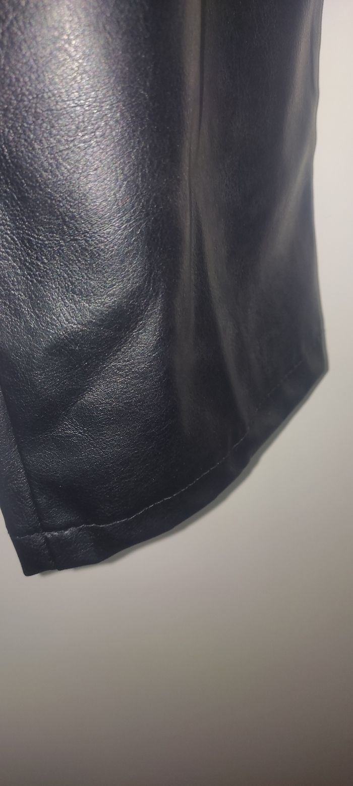 Pantalon simili cuir noir T 46 - photo numéro 3