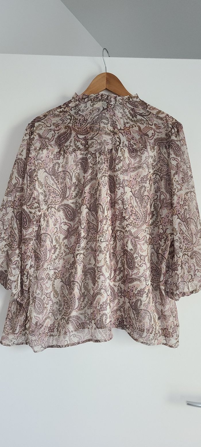 Blouse motif cachemire manches 3/4 de chez grain de malice - photo numéro 6