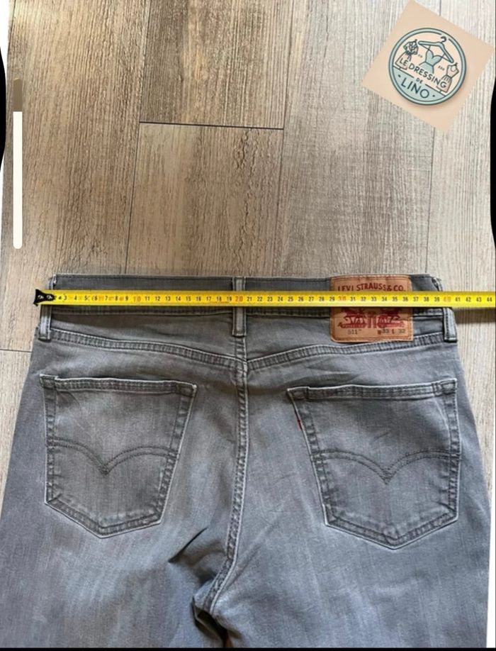 Levi’s 513 Gris Délavé W33 L32 - photo numéro 8