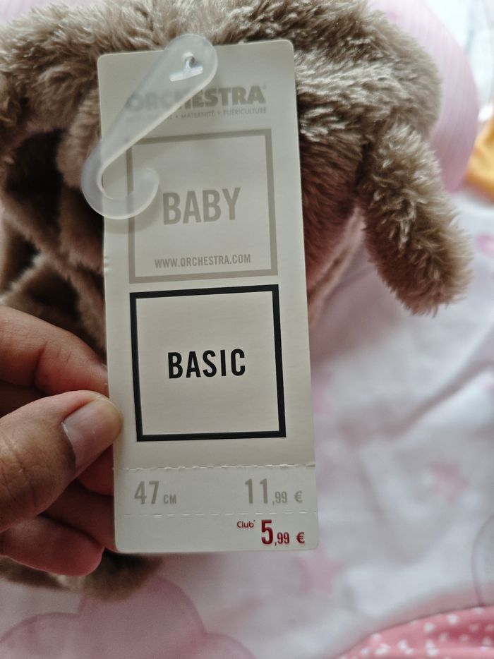 Bonnet-écharpe 2-en-1 ORCHESTRA Neuf – Marron – 12 mois (47 cm) - photo numéro 6