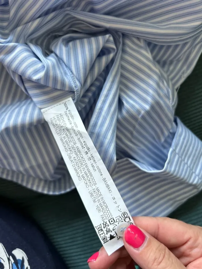 Chemise over size Zara Classic - photo numéro 10