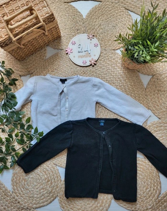 🌼 Lot : Gilet 24mois fille - Kiabi 🌼