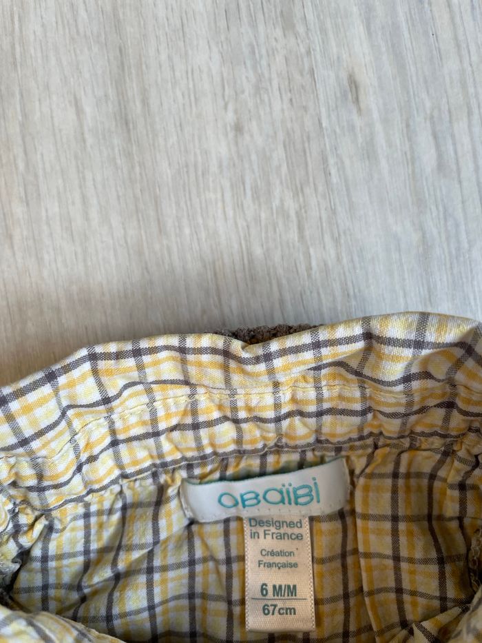 Pull effet 2 en 1 garçon Obaibi 6 mois - photo numéro 2