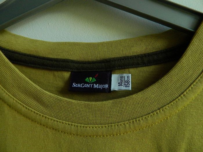 T shirt manches longues "Sergent Major" T 14 ans - photo numéro 3