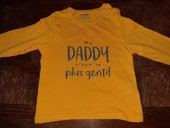 Sweatshirt moutarde 12mois