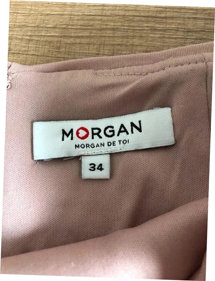 Jupe rose en sequins Morgan taille 34 tBE - photo numéro 15