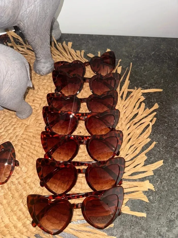 Lot 8 paires du lunettes evjf mariage léopard - photo numéro 2