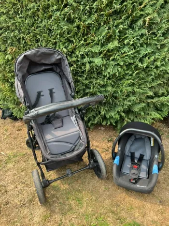 Kinderkraft  – poussette 3 en 1 combinée 🍼🚼