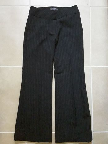Pantalon habillé noir à pli JENNYFER 38 en TBE