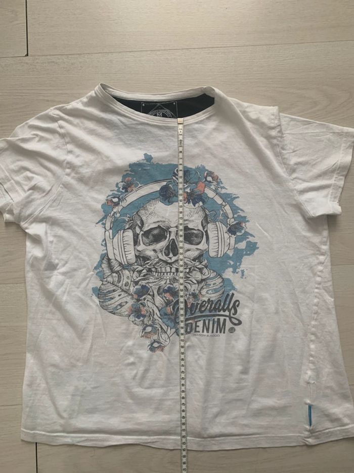 T-shirt manches courtes blanc, imprimé - photo numéro 4