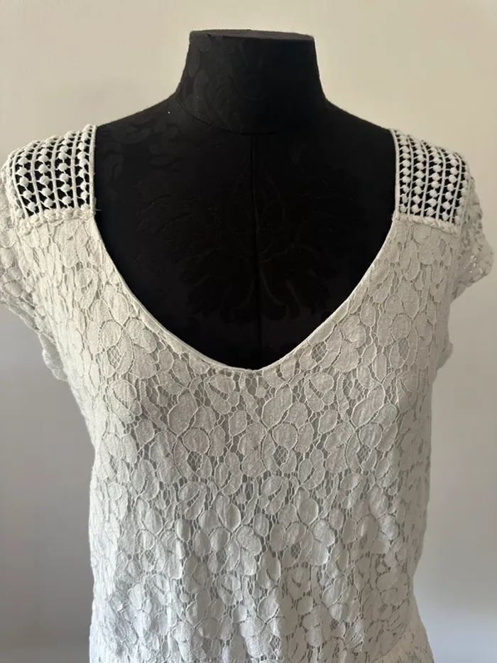 Combi short blanche - photo numéro 2