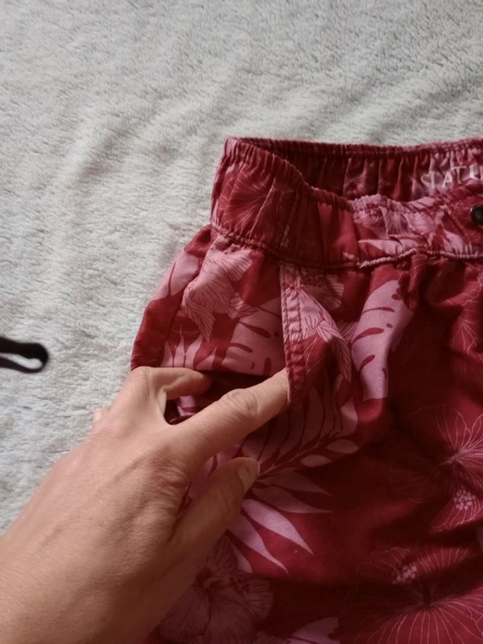 Short de bain homme M Bordeaux c17 - photo numéro 2