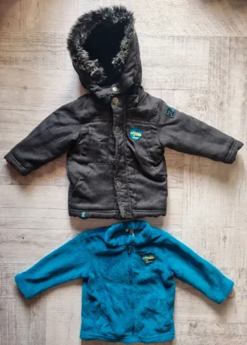 Manteau 3 en 1 garçon 12 mois