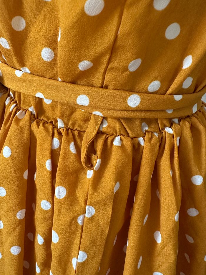 Robe jaune à pois T.34 Shein - photo numéro 5
