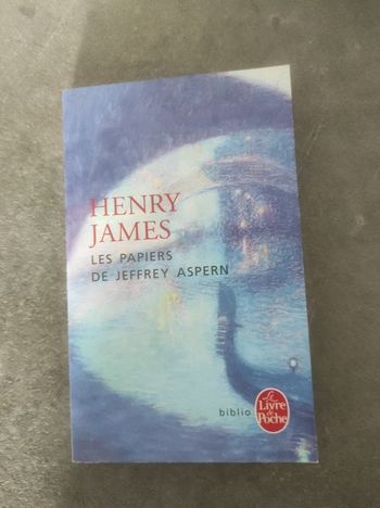Les papiers de Jeffrey Aspern Henry James Livre de Poche 2015
