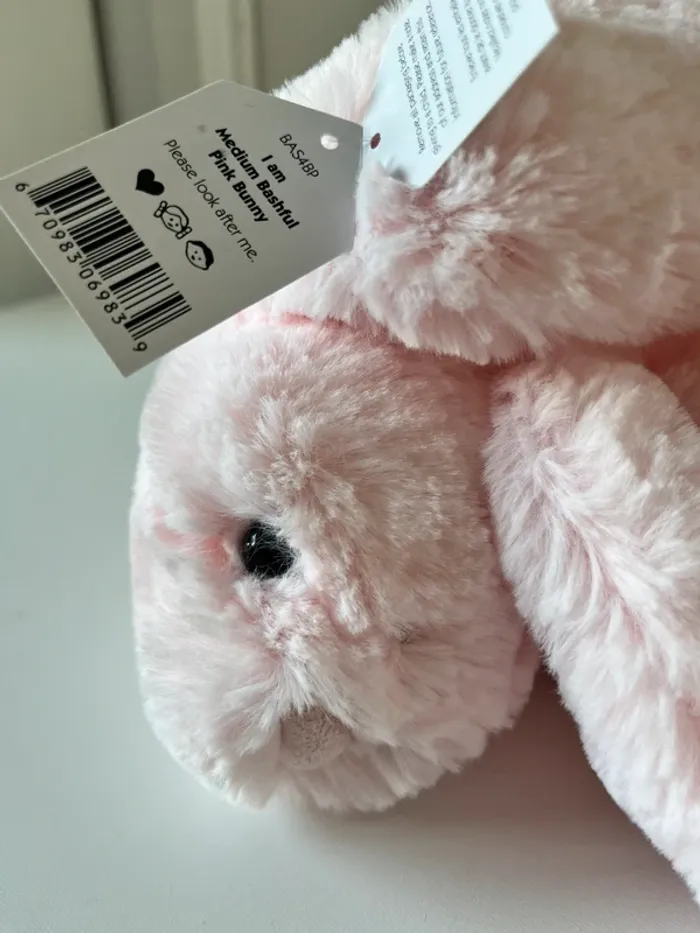 Medium bashful pink bunny Jellycat - photo numéro 3