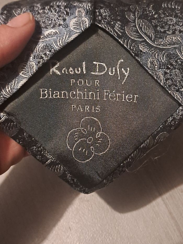 Cravate Gris Brillante Raoul Dufy pour Bianchini Férier - photo numéro 10