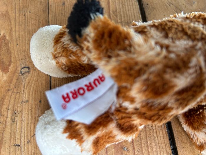 Doudou girafe 20 cm Aurora - photo numéro 3