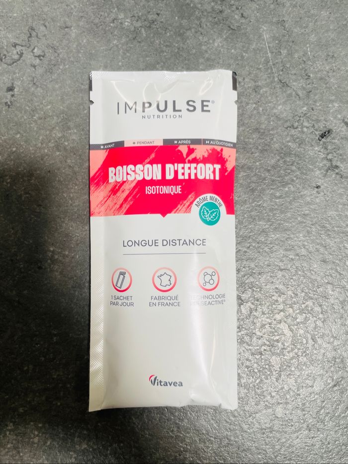 Boisson isotonique d’effort saveur menthe lot de 10 sachets - photo numéro 2