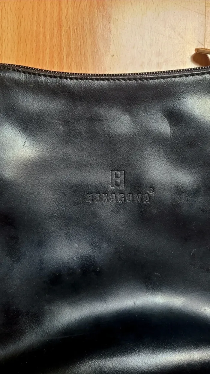 Petit sac noir Hexagona - photo numéro 2