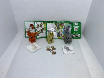 Lot 3 surprise kinder figurine natoons cheval renne chien