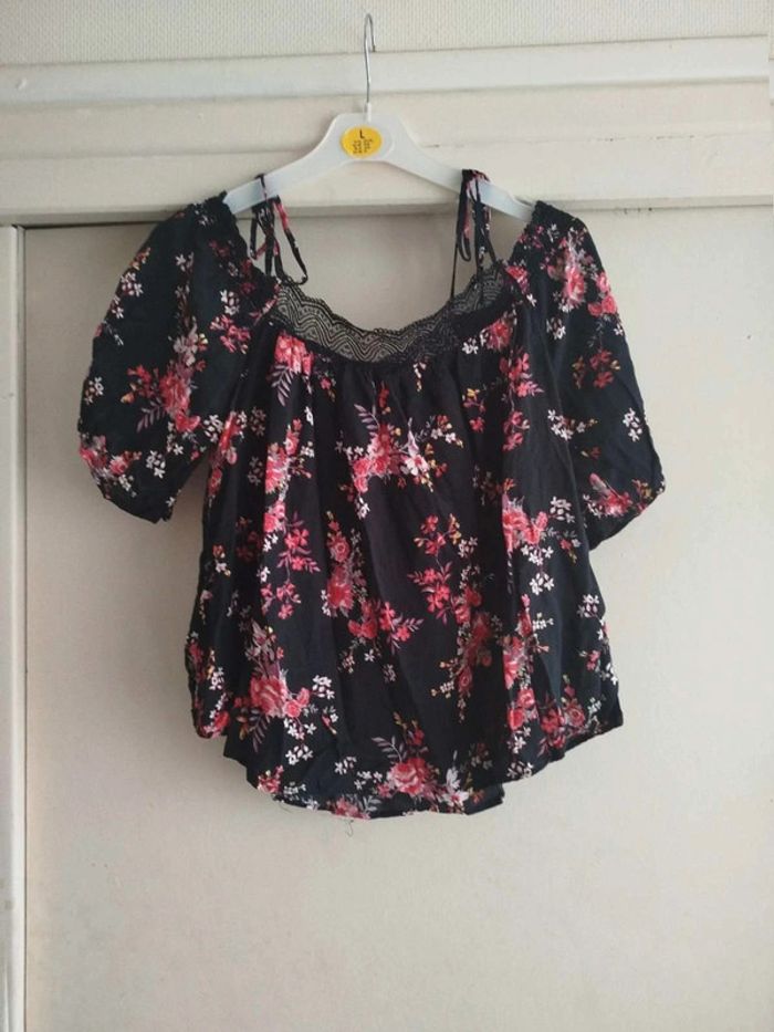 Blouse fleur