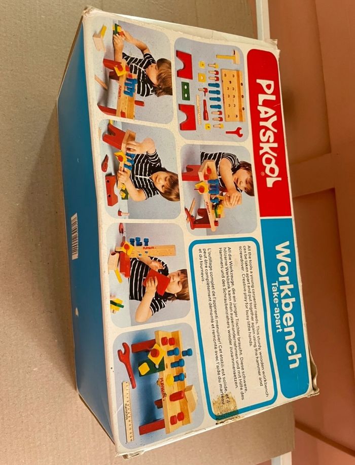 Établi Playskool bois vintage - photo numéro 10