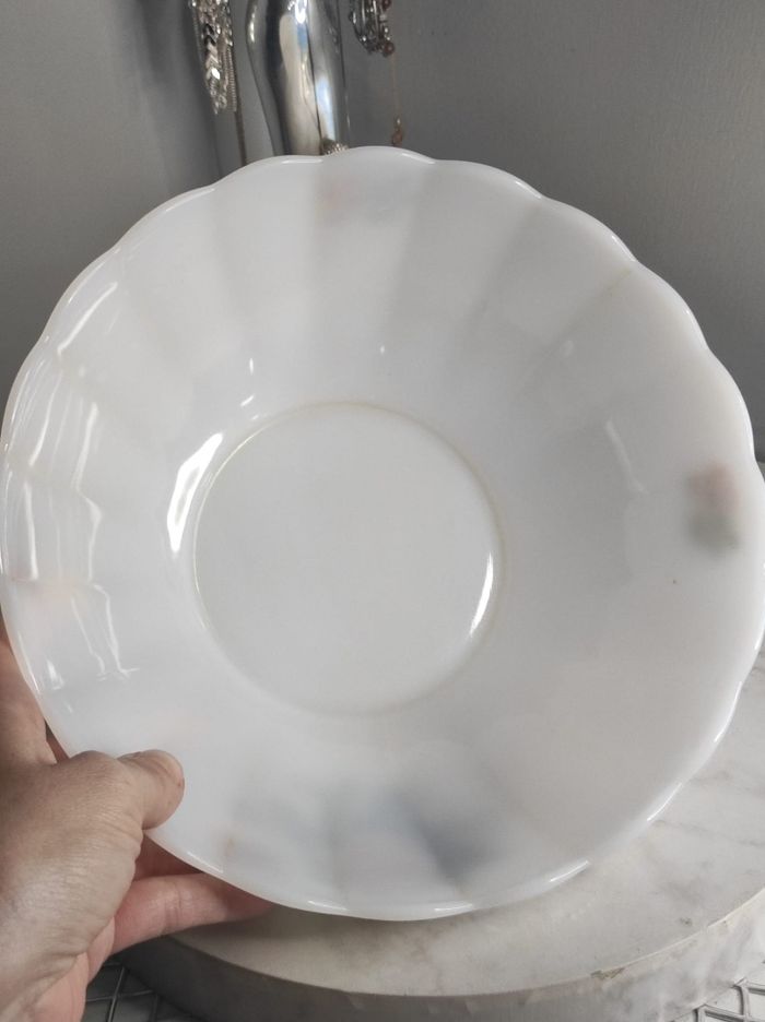 Saladier arcopal opaline blanche - photo numéro 3